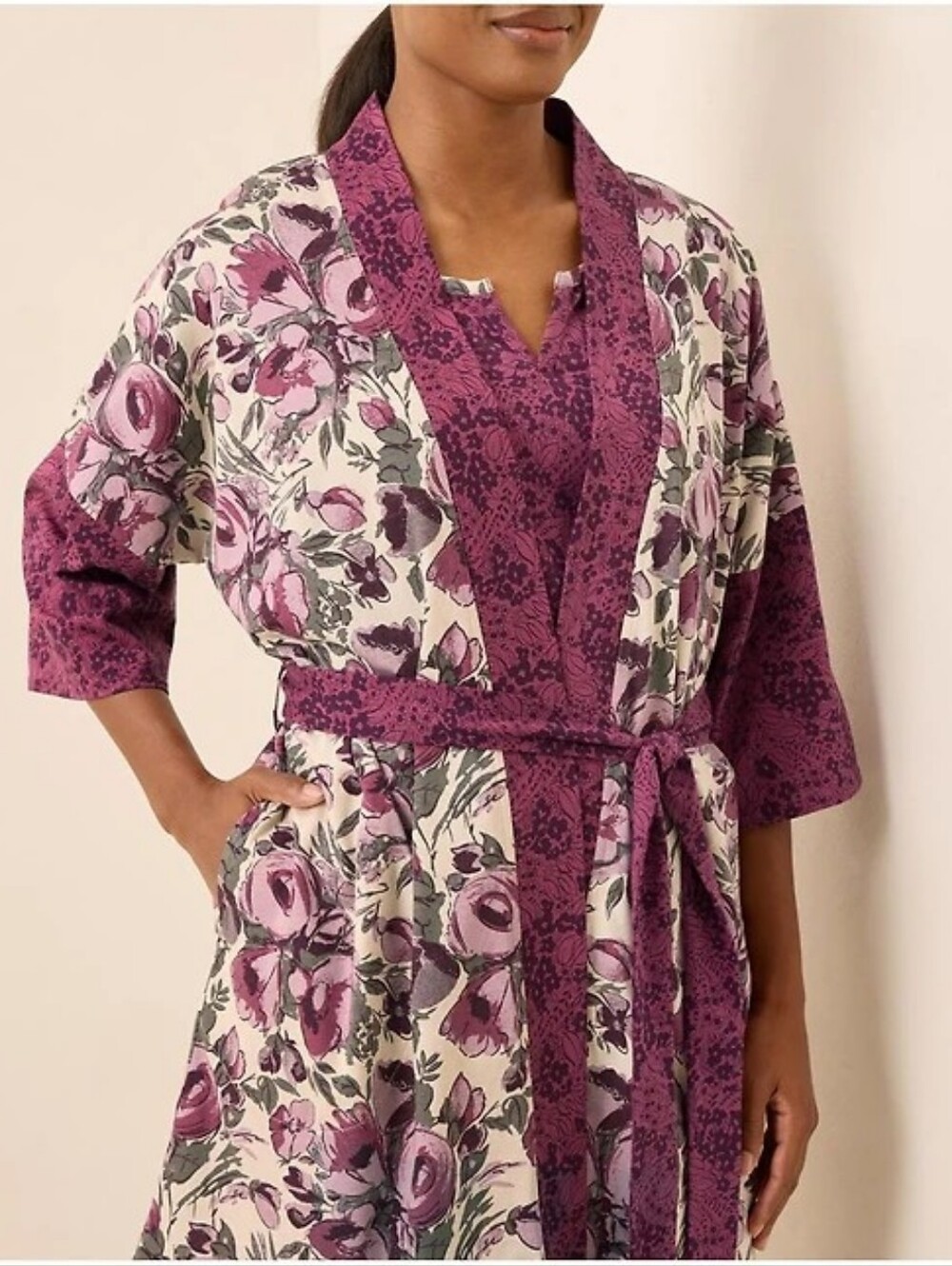 NWT Pact XL/XXL Kimono Robe